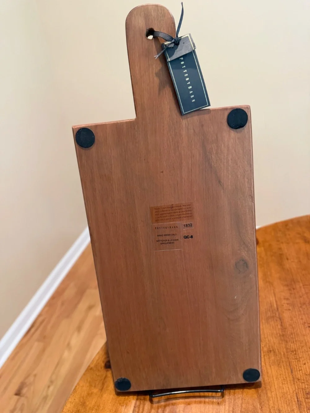 Alphabet Mango Wood Cheese & Charcuterie Board Pottery Barn T